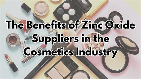  Zinc Oxide: Un Legame Inaspettato tra Cosmetica e Industria Automobilistica!